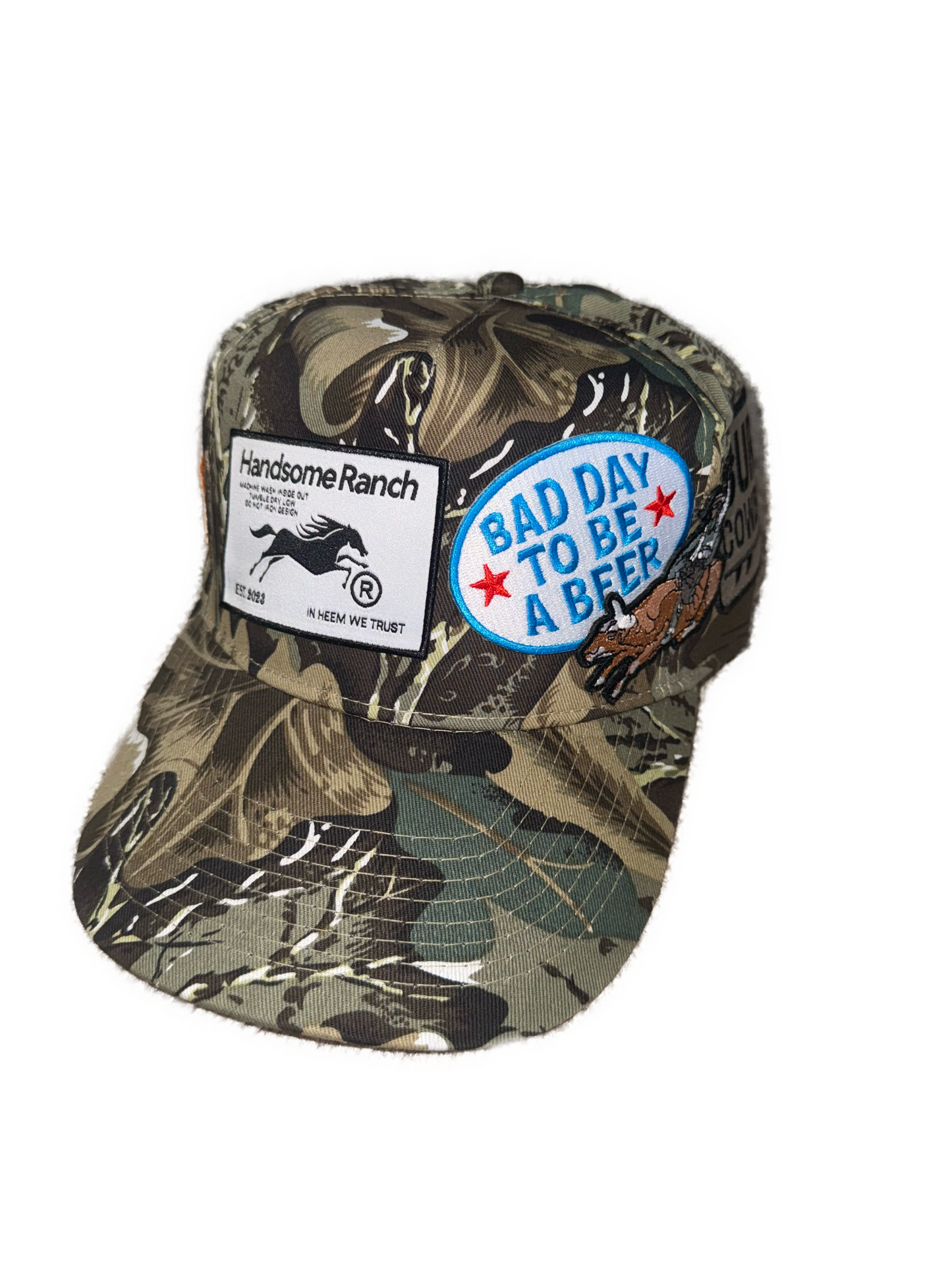 Handsome Ranch Patch-work Tree Hat