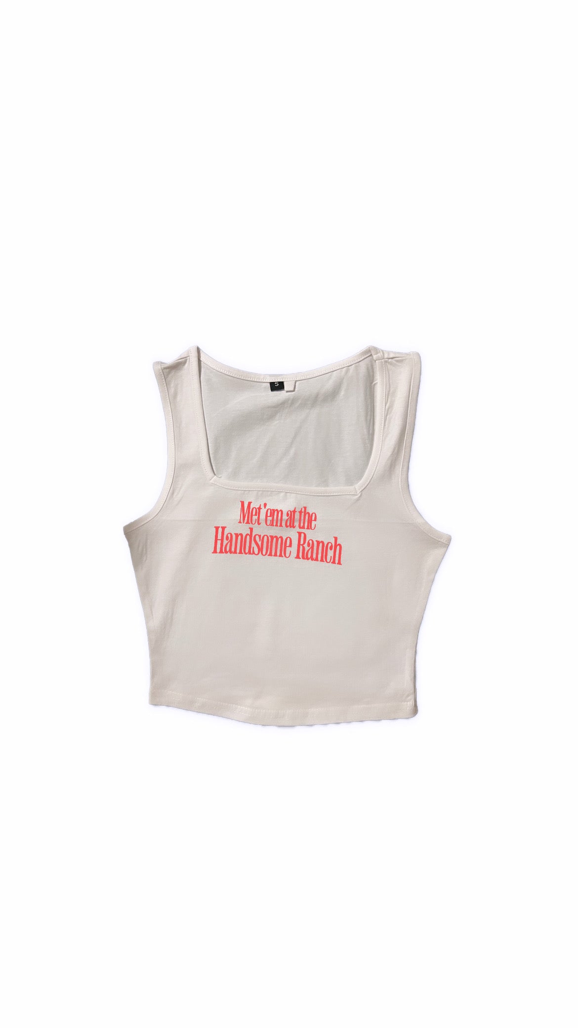 “Where we met” Square Neck Tank