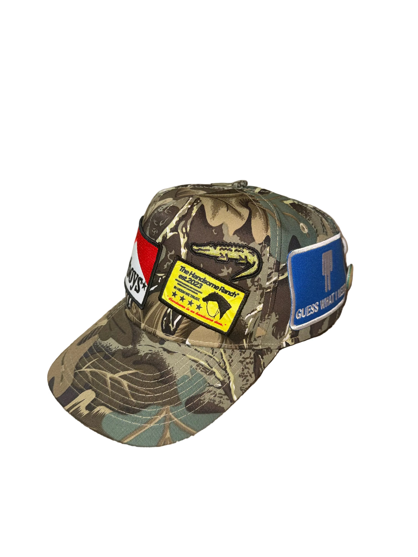 Handsome Ranch Patch-work Tree Hat