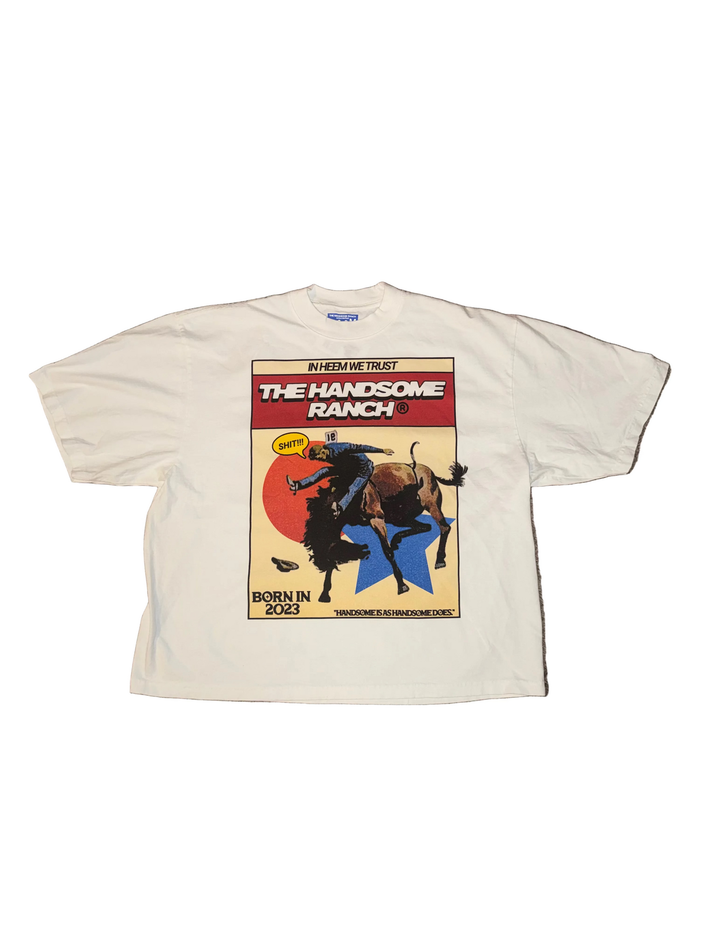 “Born in 23” Comic Drop Shoulder Tee