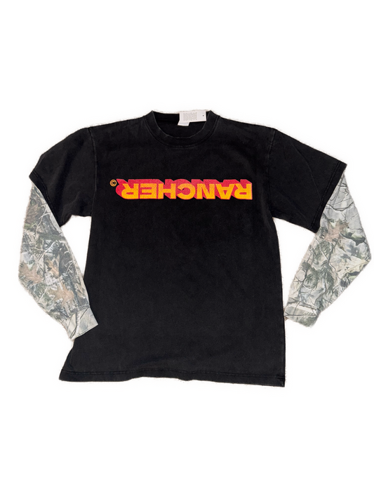 Rancher Double Layered Long-sleeve Heavyweight Camo Tee